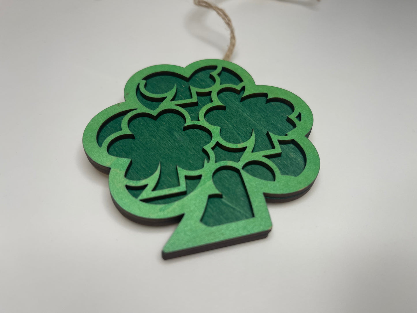 Meta Shamrock Medium Ornament